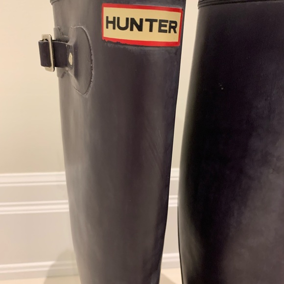 COPY - Classic Size 8 Genuine Hunter Tall Rain Boots - Picture 4 of 6